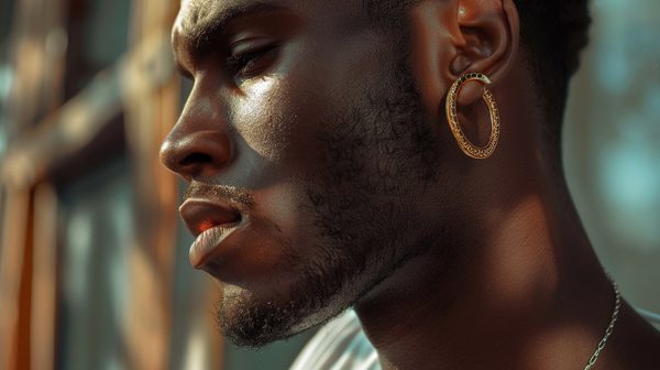 Acheter boucles d'oreilles créoles pour homme : choisir entre l'or et l'argent